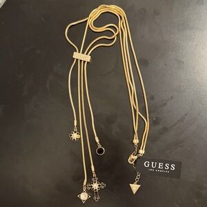 Guess Gold Multi-Charm Necklace